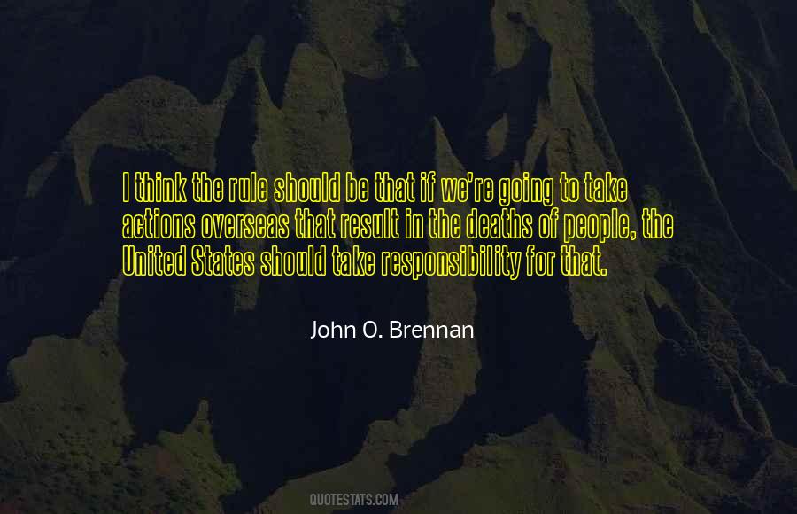 Take Responsibility For Your Actions Quotes #324590