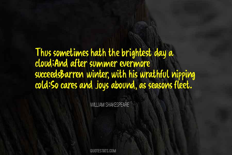 Cold Winter Day Quotes #1608985