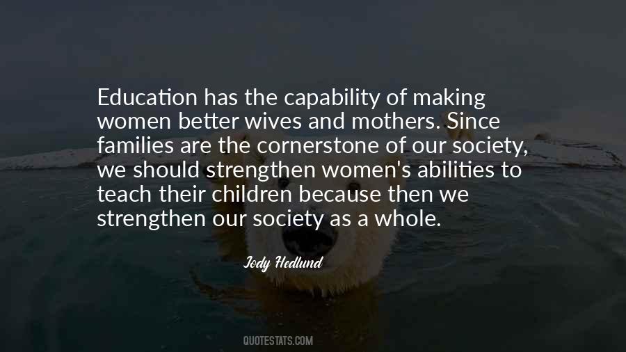 Education Of Women Quotes #859548