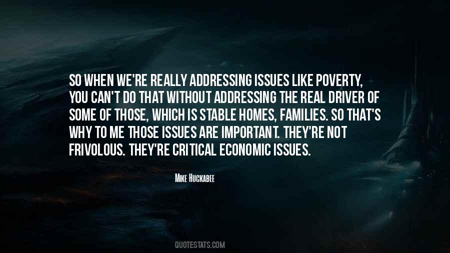 Economic Issues Quotes #233989