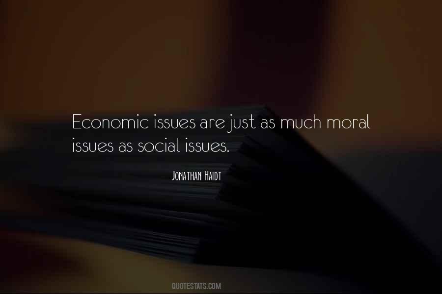 Economic Issues Quotes #594349
