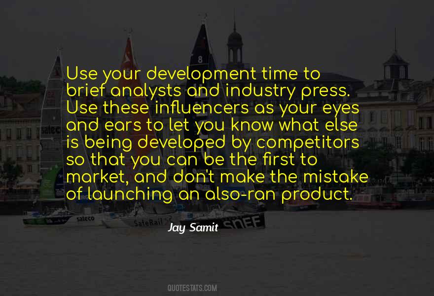Time To Market Quotes #1262683