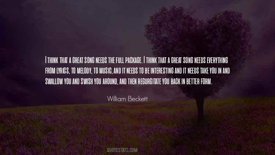 Music Full Form Quotes #141631