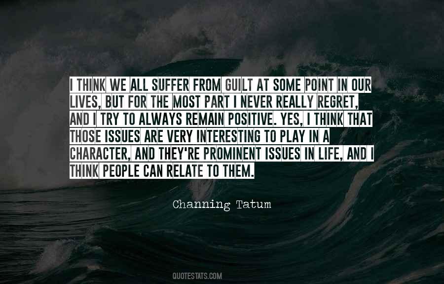 Regret The Life Quotes #60067