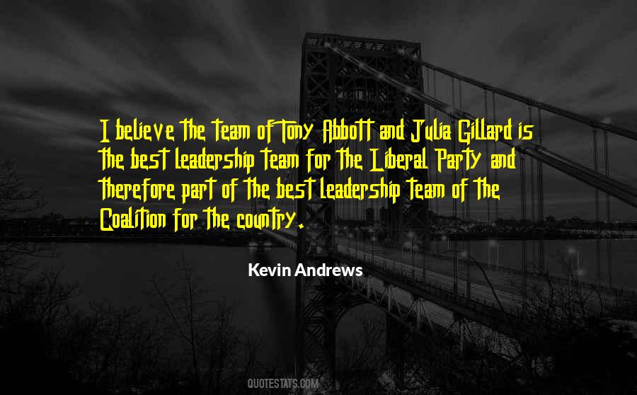 Leadership Team Quotes #202892