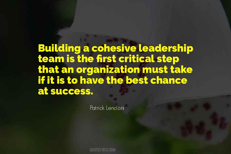 Leadership Team Quotes #396990