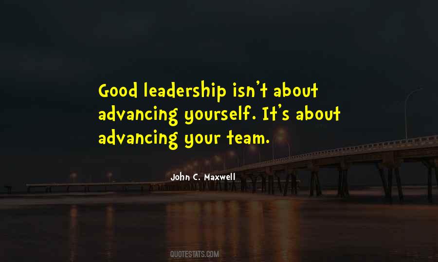 Leadership Team Quotes #686074