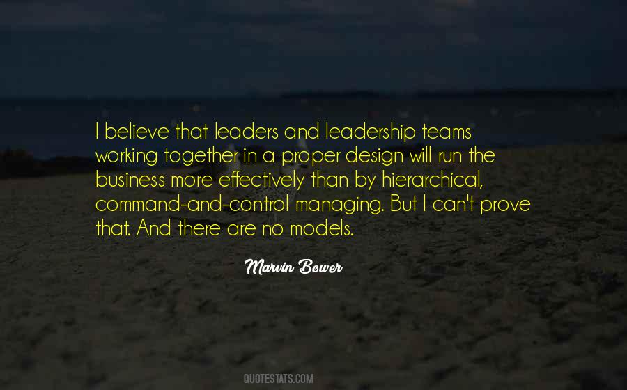 Leadership Team Quotes #859992