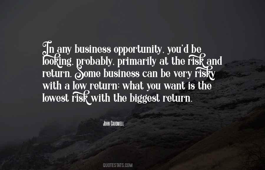 Business Opportunity Quotes #646937