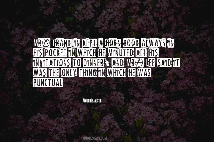 Be Punctual Quotes #802269