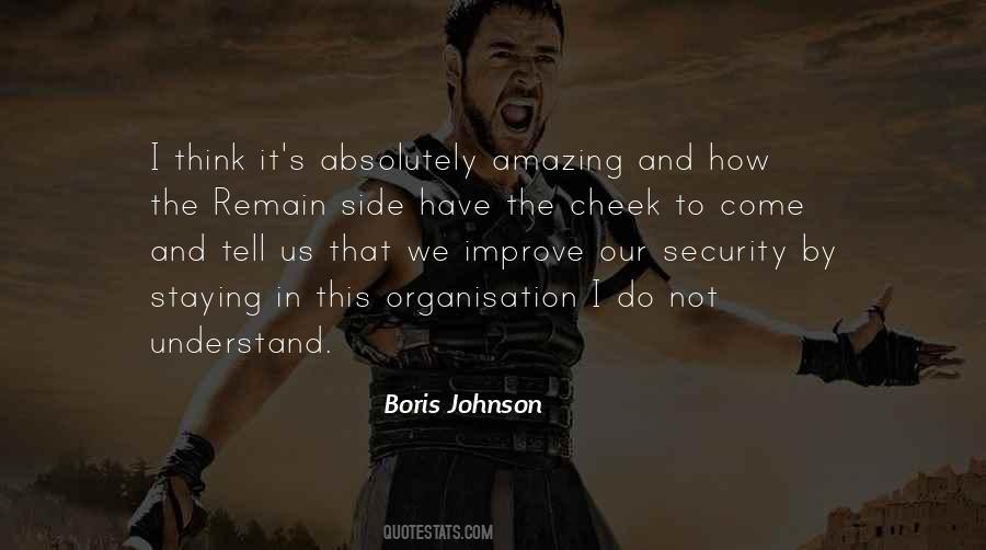 Boris Johnson Remain Quotes #974907