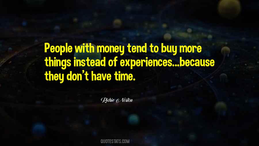 Buy Experiences Quotes #1140745