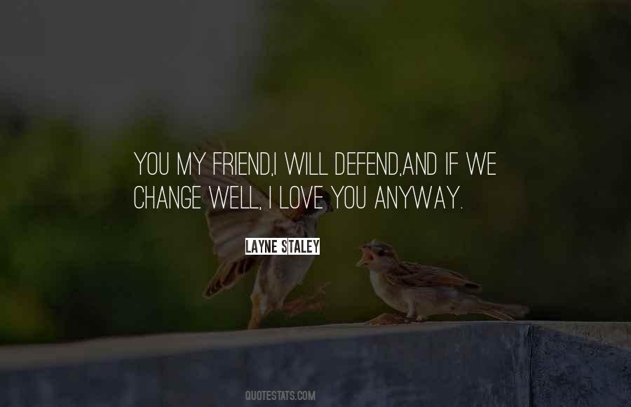 Defend You Quotes #219896