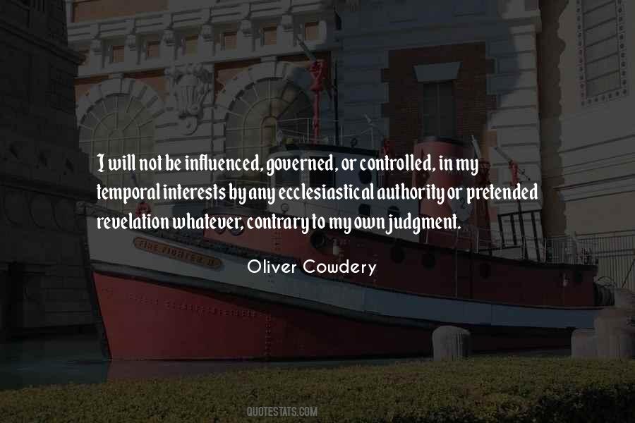 Cowdery Oliver Quotes #243001