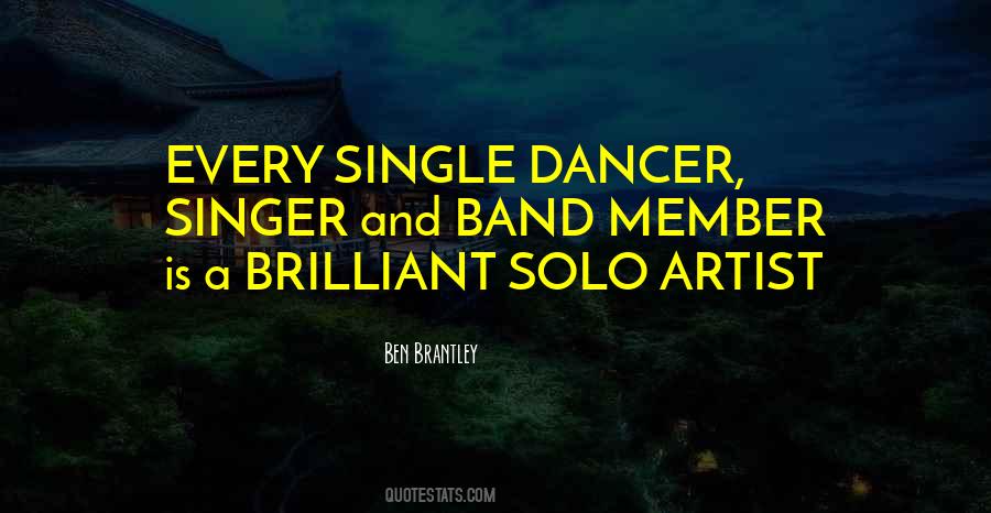 Solo Artist Quotes #600405