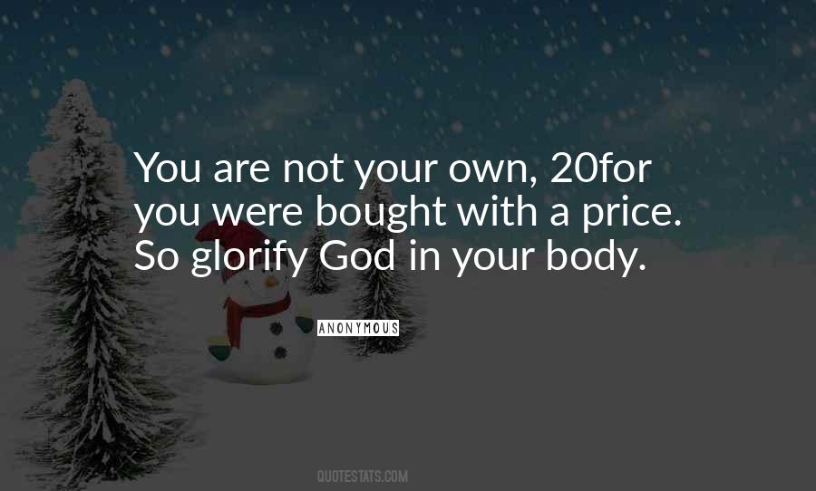 Glorify God Quotes #835014