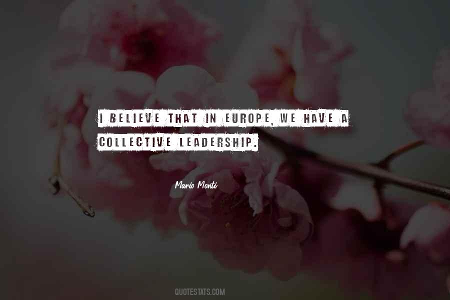 Collective Leadership Quotes #1090593