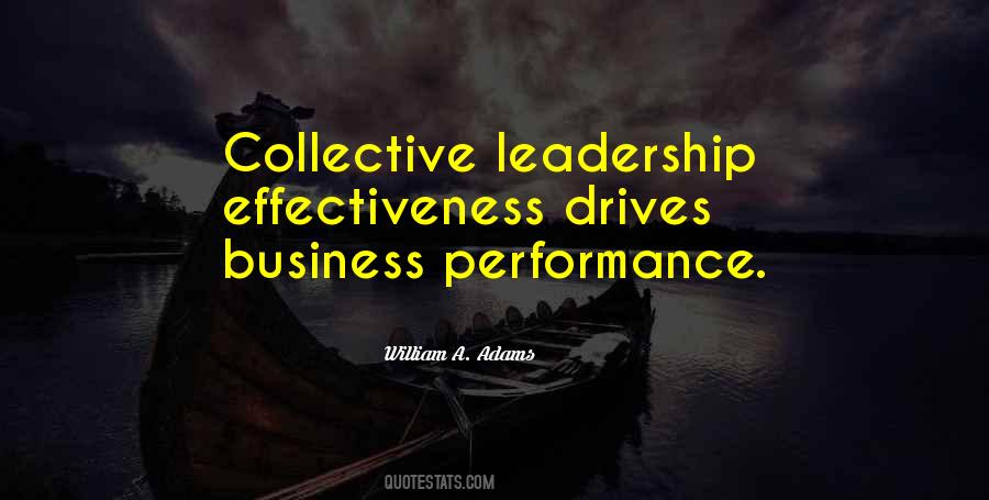 Collective Leadership Quotes #1838772