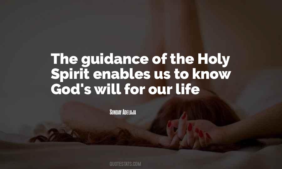 God S Guidance Quotes #1694895