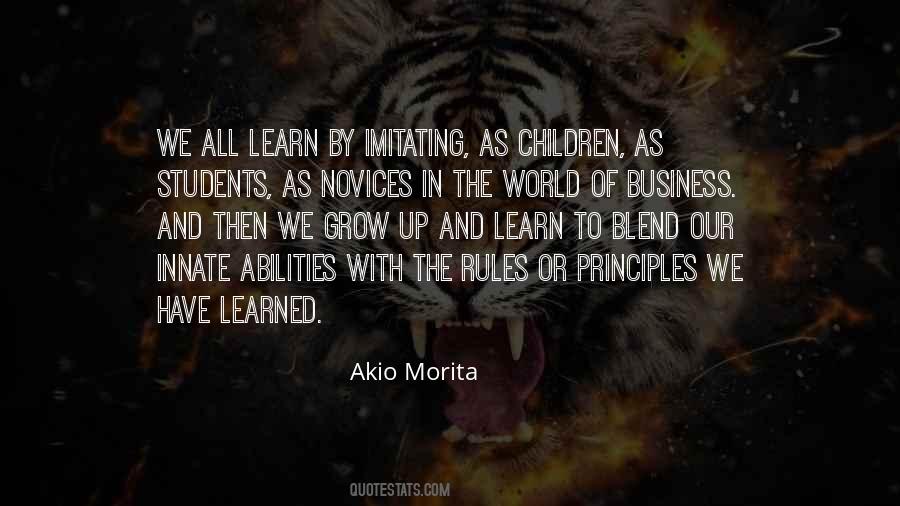 Quotes About Learning To Grow #970716