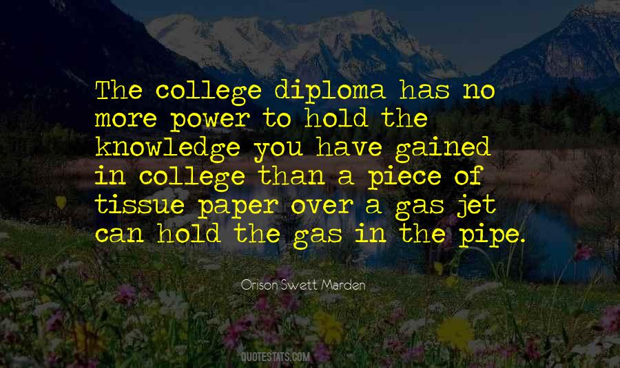 College Diploma Quotes #269255