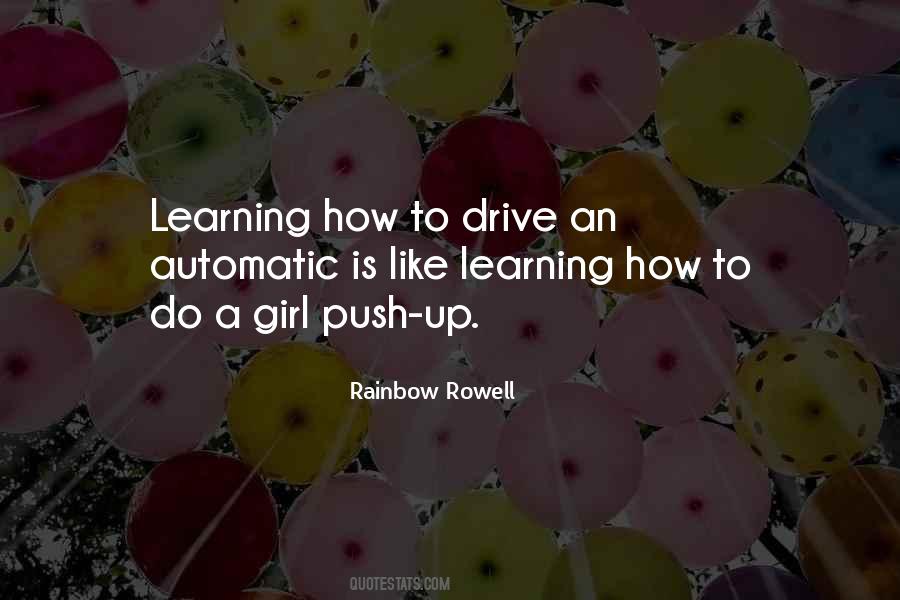 Quotes About Learning To Drive #1836999