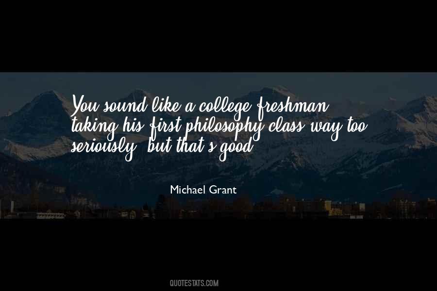 College Freshman Quotes #564322