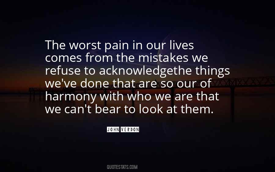 Worst Pain Quotes #154783