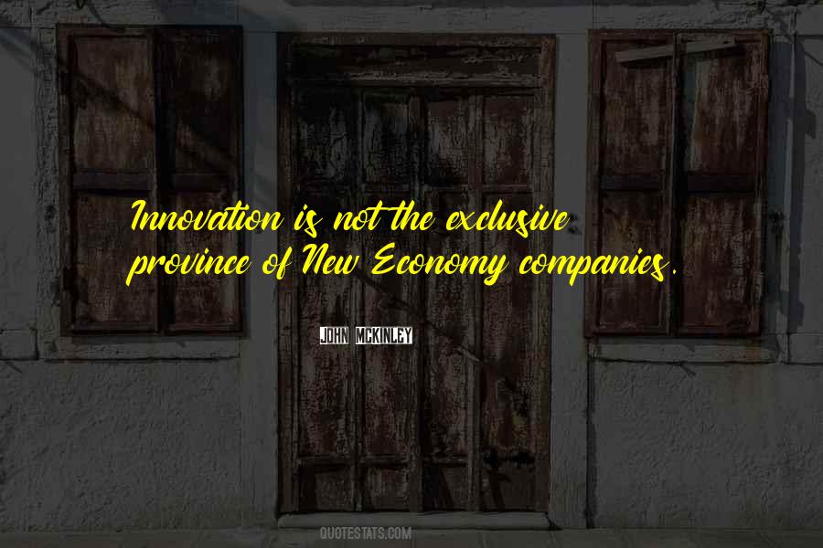 New Economy Quotes #243975