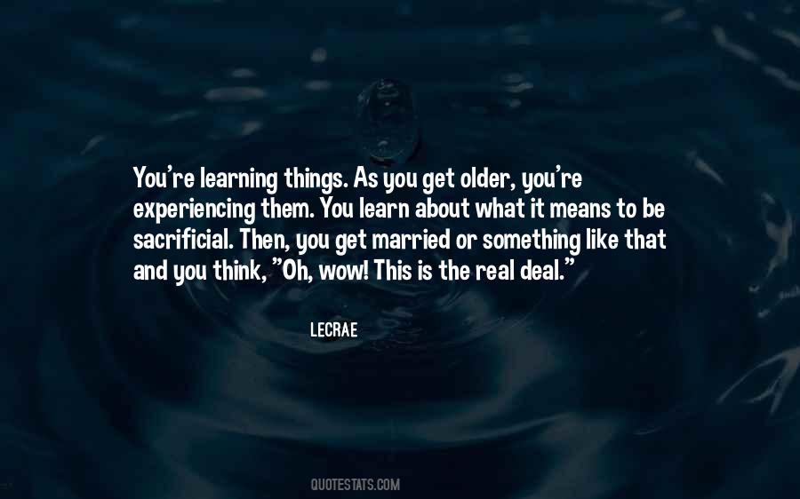 Quotes About Learning Things #1147125