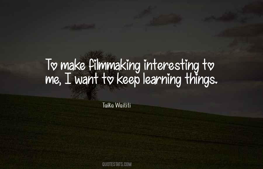 Quotes About Learning Things #1258435