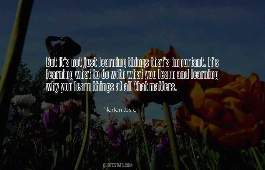 Quotes About Learning Things #1838155
