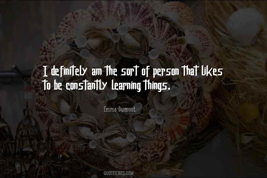 Quotes About Learning Things #962955