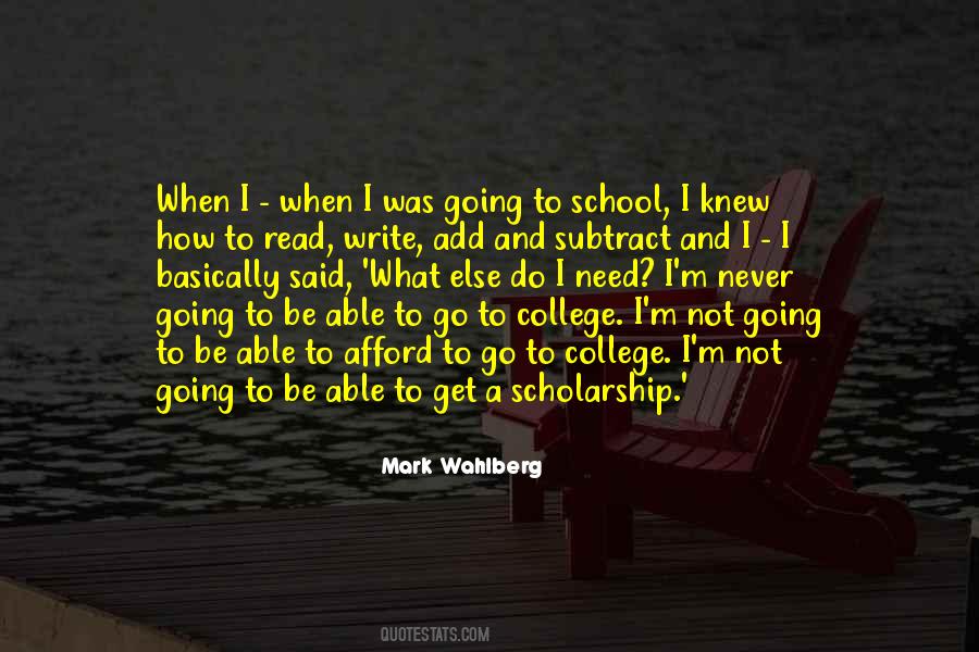 College Scholarship Quotes #1171037