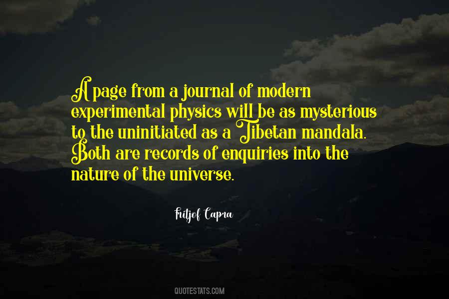 Nature Of The Universe Quotes #796226