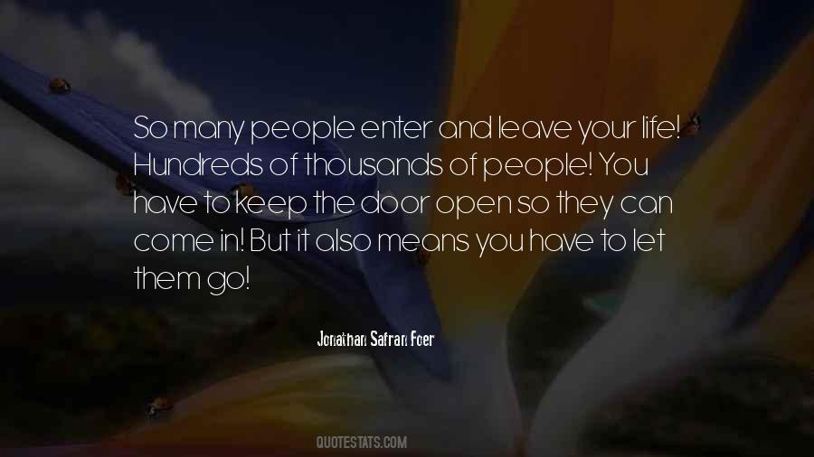 People Leave You Quotes #337526