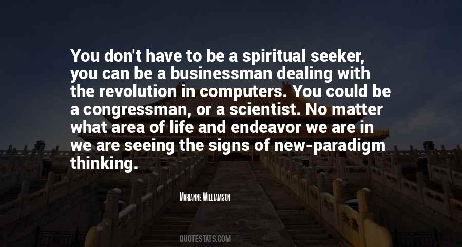 Spiritual Signs Quotes #1240987