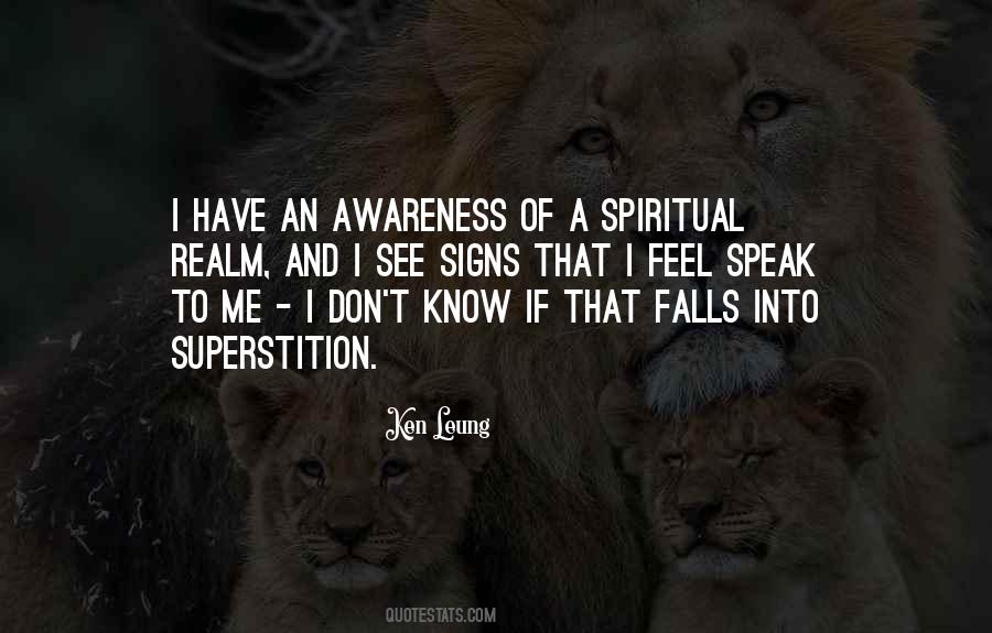 Spiritual Signs Quotes #729349