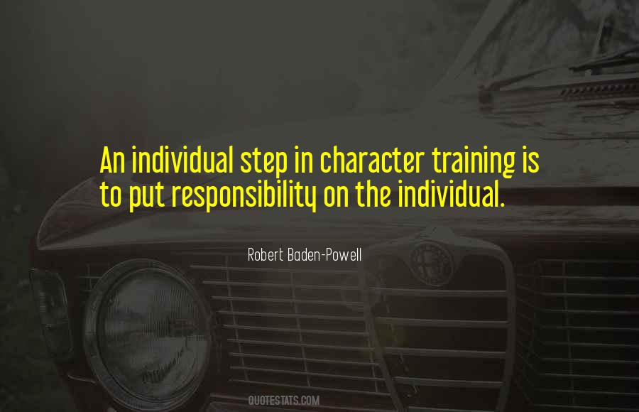 Baden Powell Training Quotes #780337