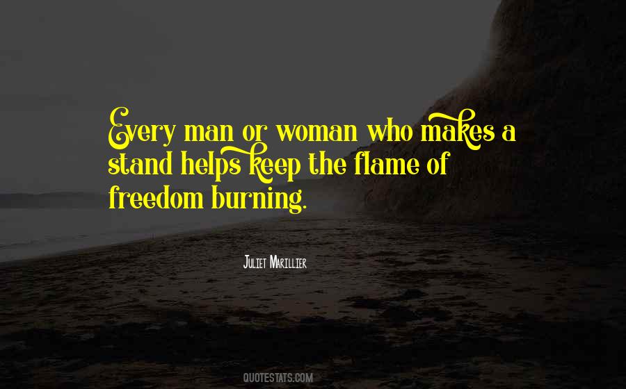 Burning Woman Quotes #1186603