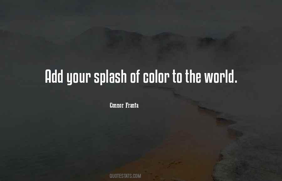 Color Splash Quotes #602946