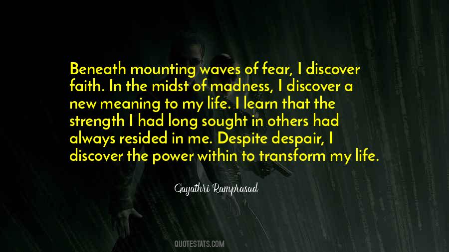 Quotes About The Power Of Fear #343667