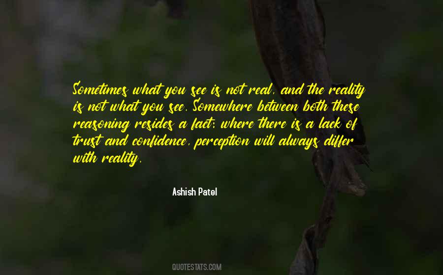 With Reality Quotes #1198795