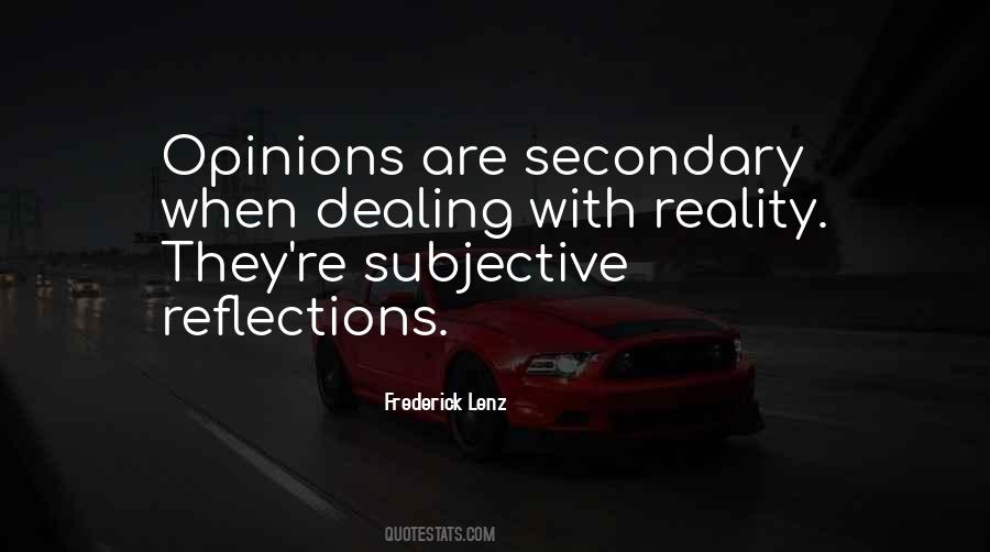 With Reality Quotes #1853622