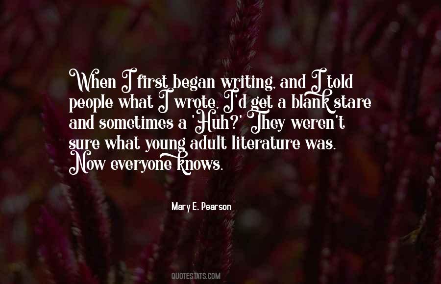 Young Adult Literature Quotes #937689