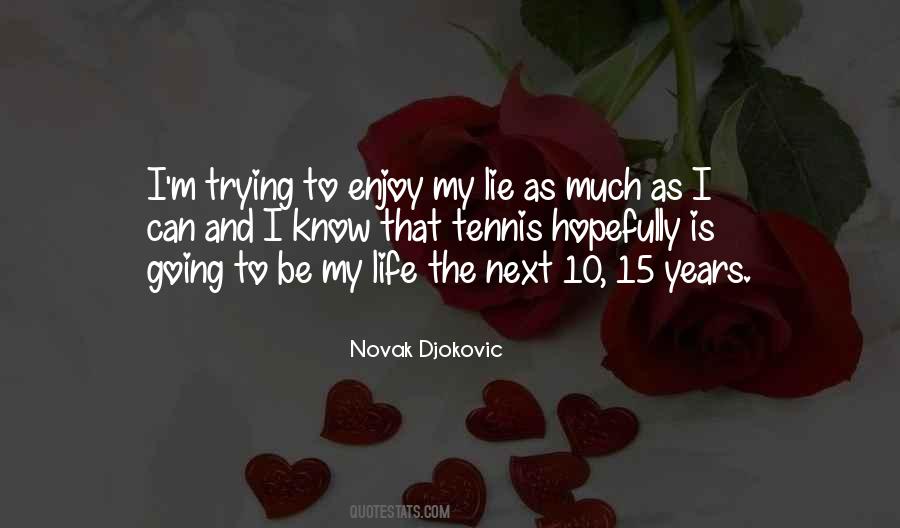 Djokovic Tennis Quotes #1786010