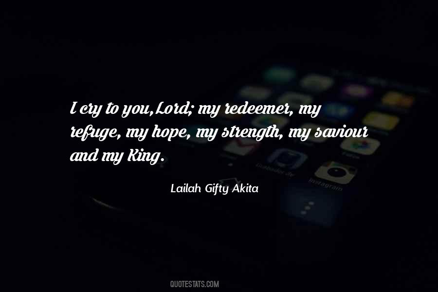 Lord Is My Strength Quotes #38606