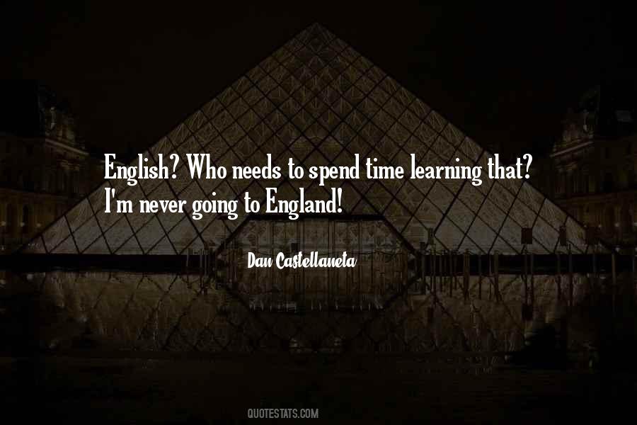 Quotes About Learning English #508700