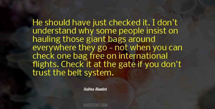 Checked Bag Quotes #78240