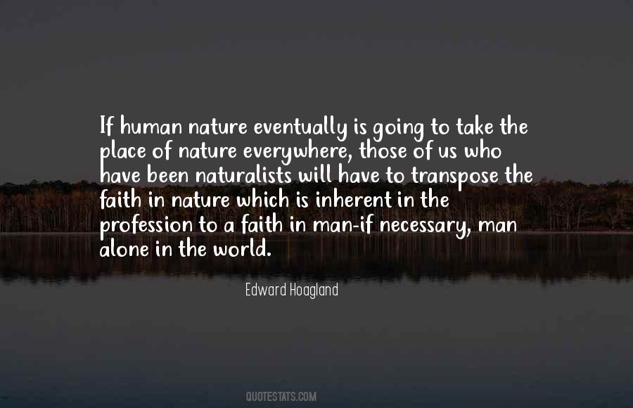 Nature Of The World Quotes #116719